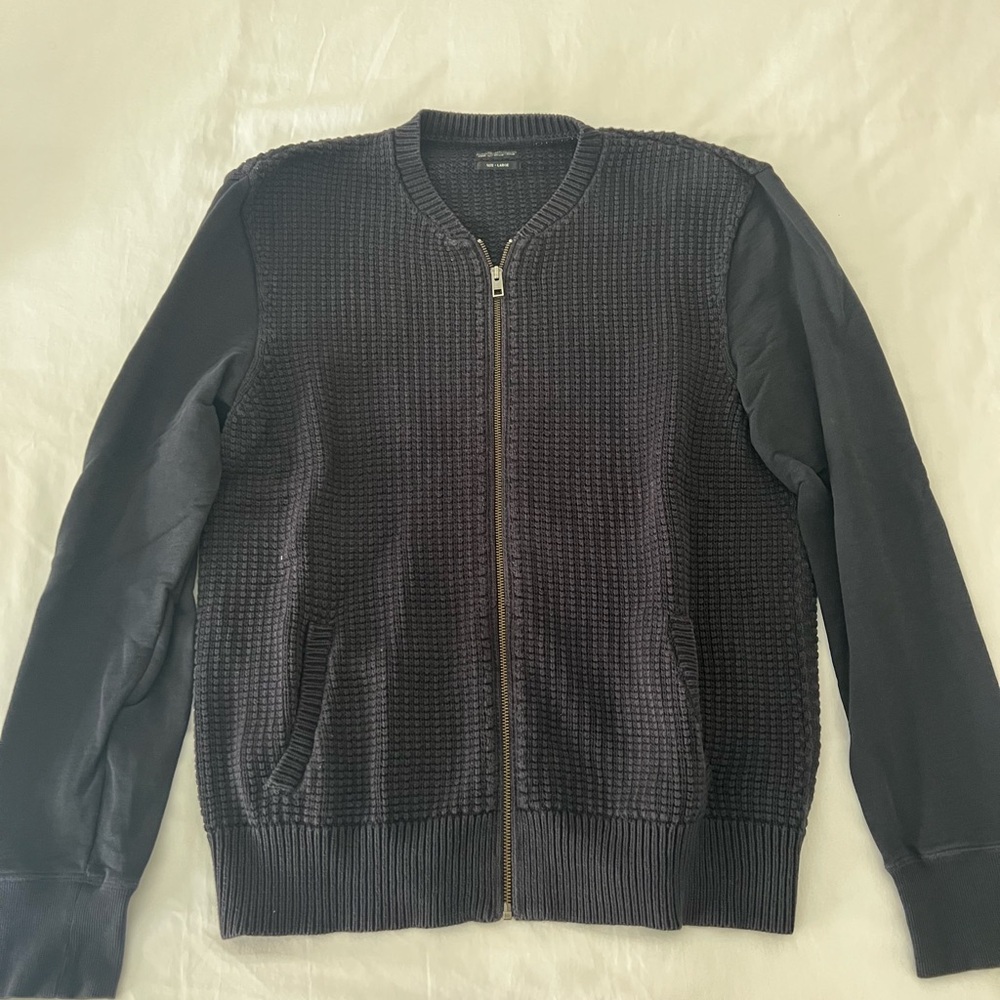 All Saints navy Knit cardigan